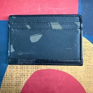 TUMI Dark Camo Card Holder